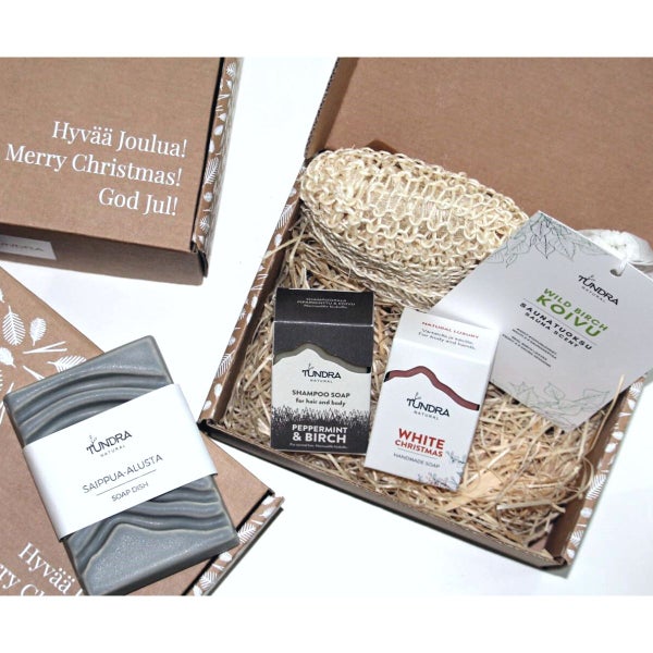 LAHJASETTI "HEMMOTTELUHETKI"  joululahjalaatikossa