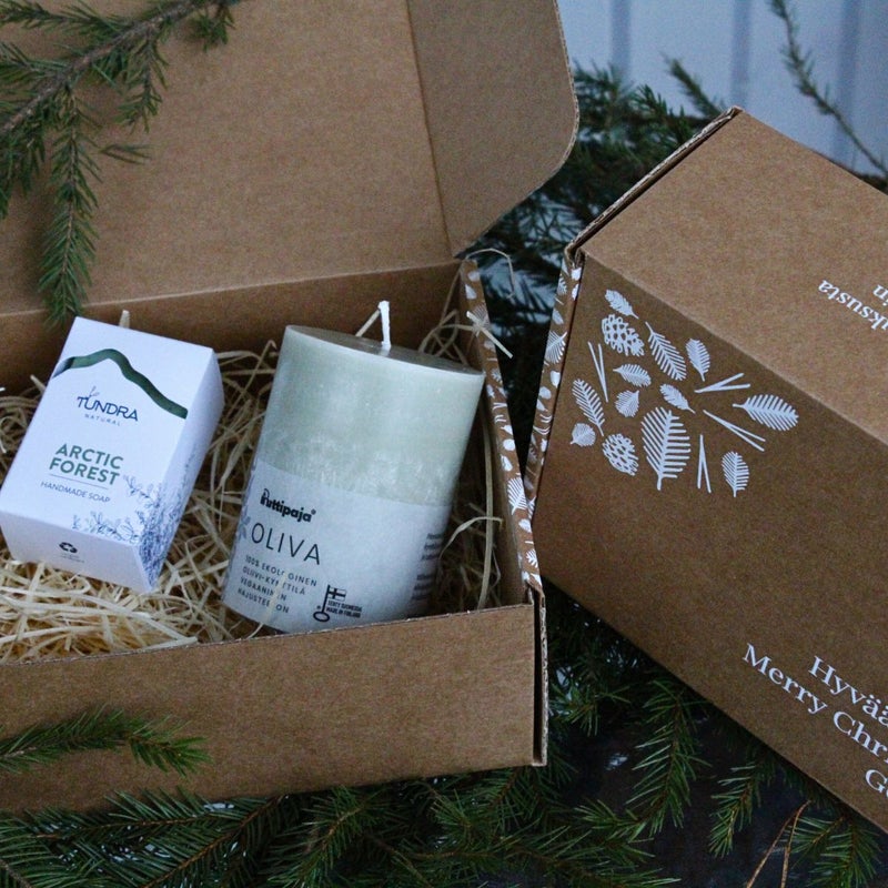 Lahjasetti on k&auml;sintehty Suomessa - avainlipputuote